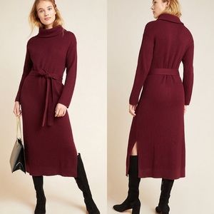 Anthropologie Carlotta Turtleneck Jumper Dress